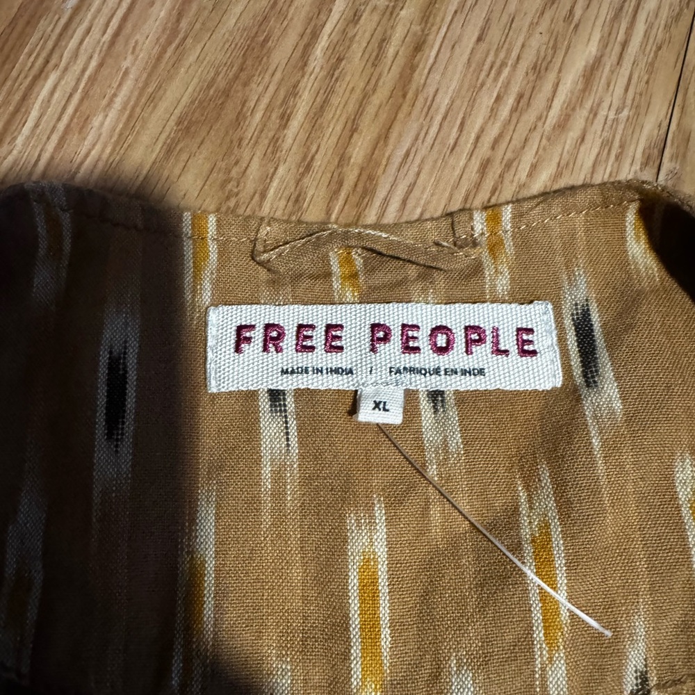 Free People With Open Arms Trench Coat Size XL - Picture 4 of 5